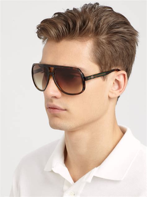 gucci 49mm aviator sunglasses|Gucci aviator sunglasses men's.